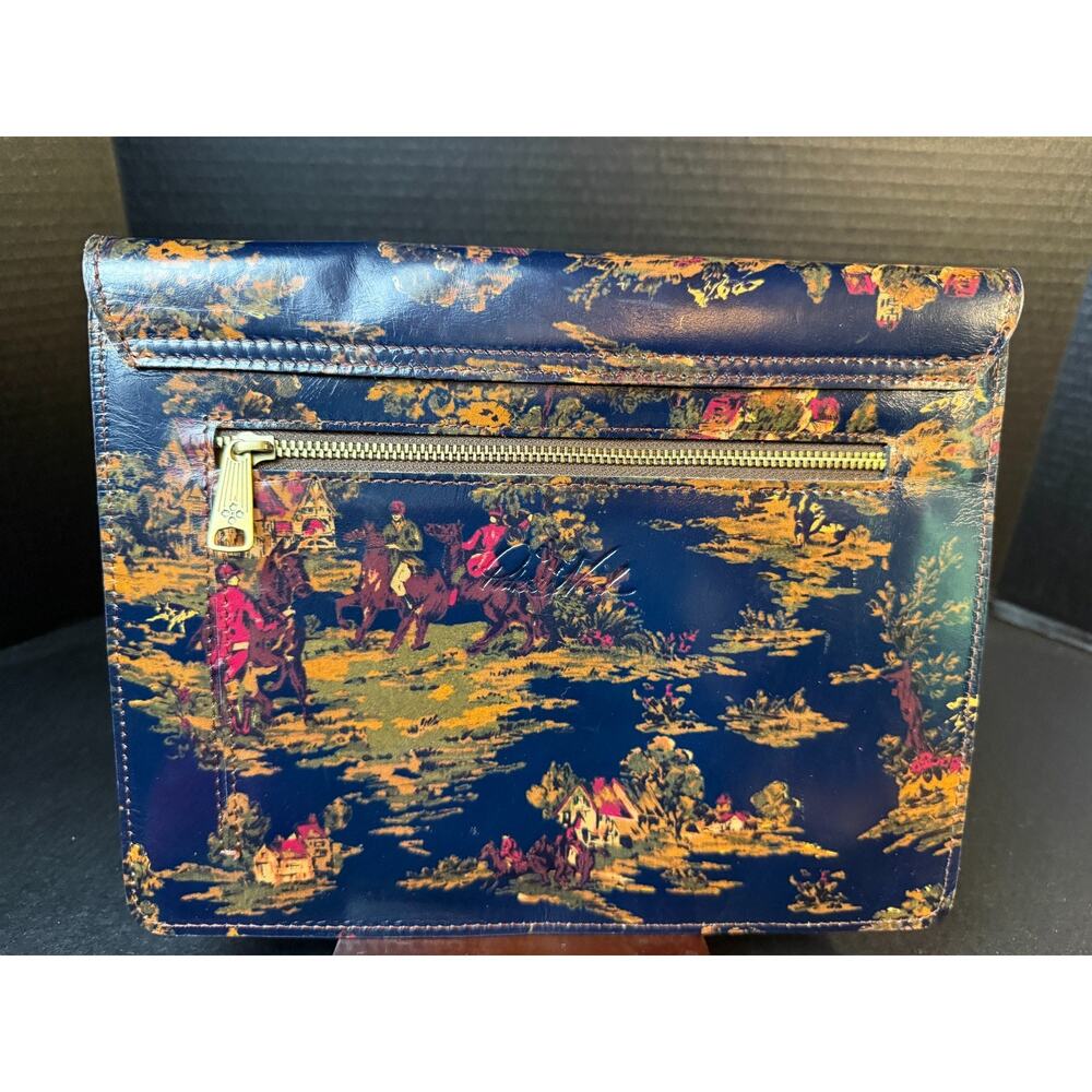 PATRICIA NASH Countryside Leather Pouch Clutch iPad Mini Tablet Case - Picture 2 of 13